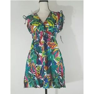 Lauren Ralph Lauren Rain Forest Tropical Cover Up